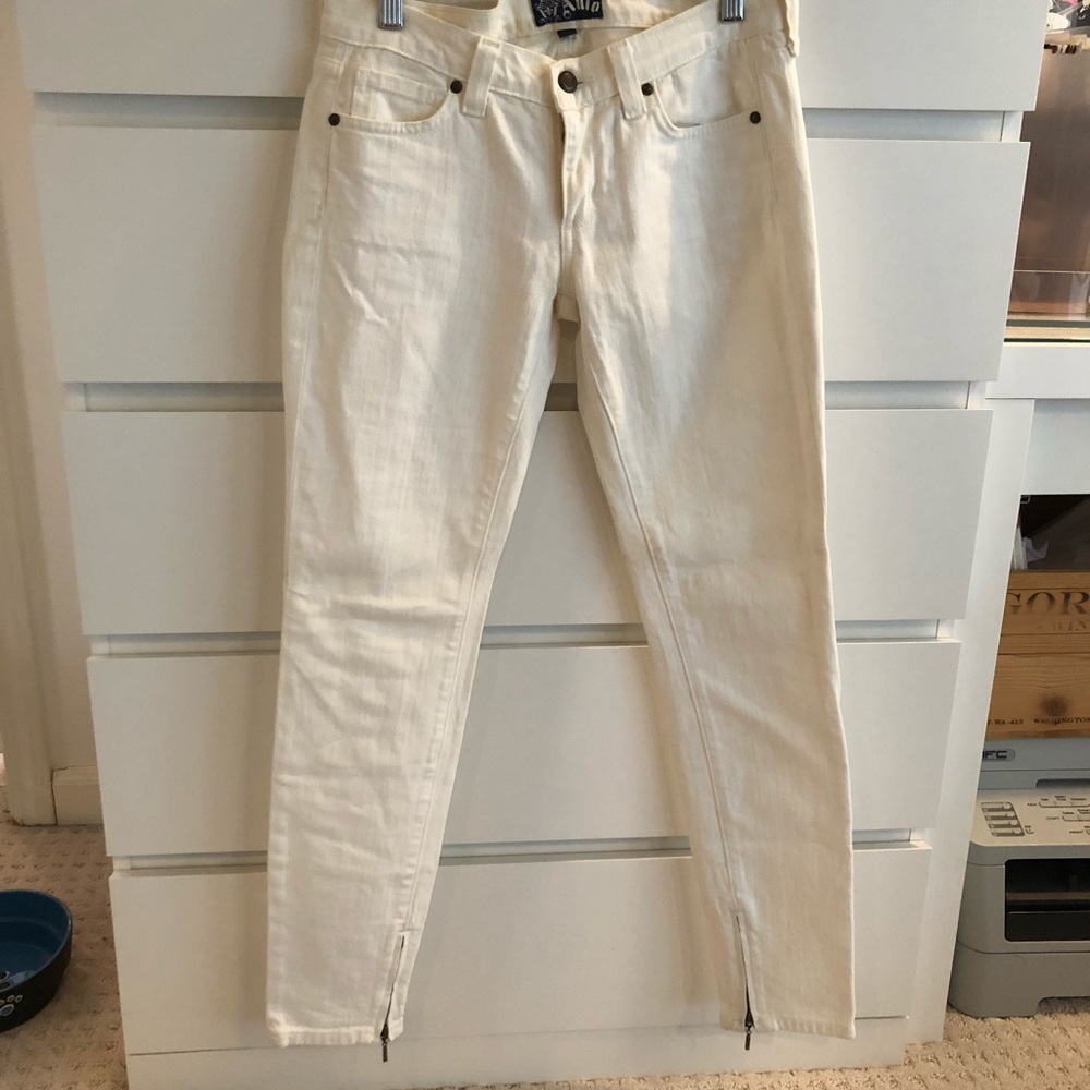 Anlo Zip Ankle Skinny Denim